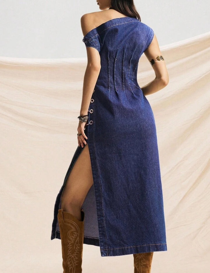 Rochie de blugi Shein, albastru