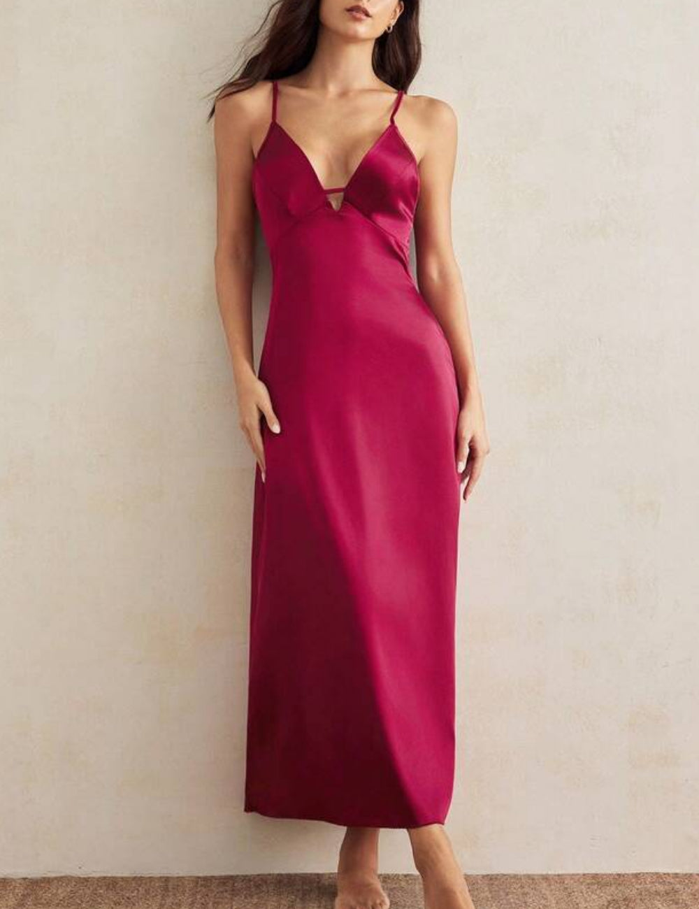 Rochie De Noapte Shein, vișiniu