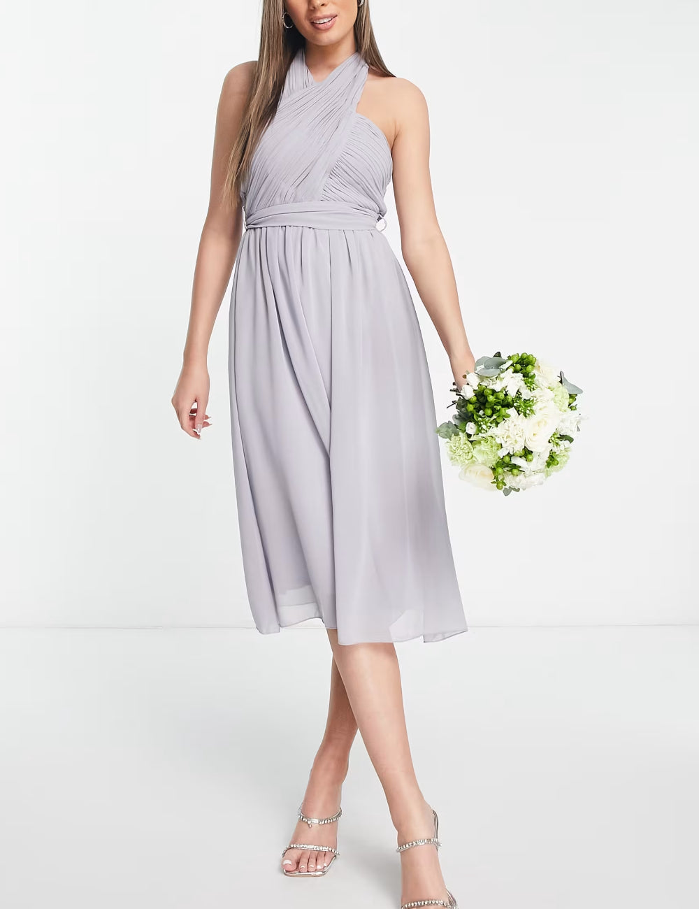 Rochie de ocazie Little Mistress, gri