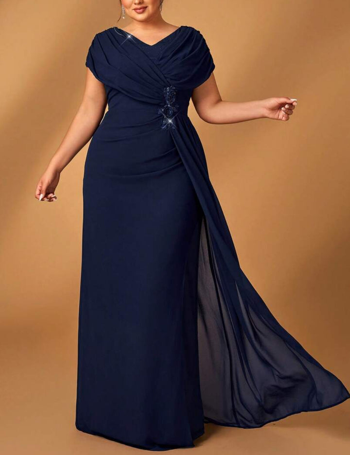 Shein Curve+ alkalmi ruha, kék