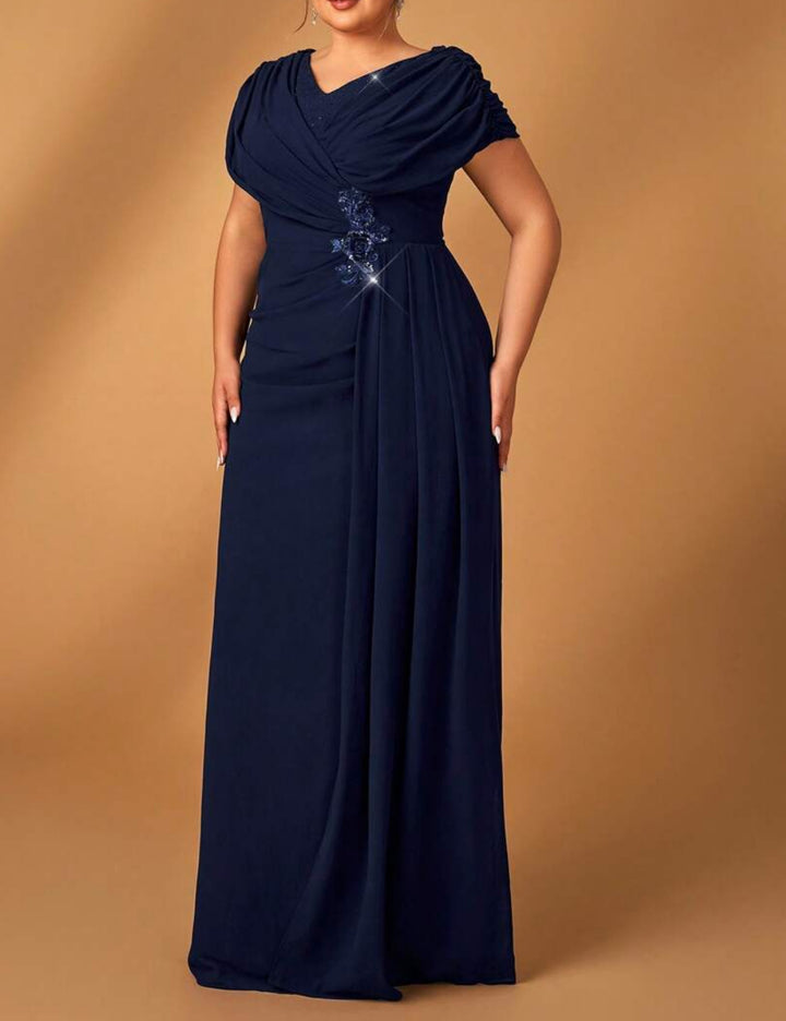 Shein Curve+ alkalmi ruha, kék