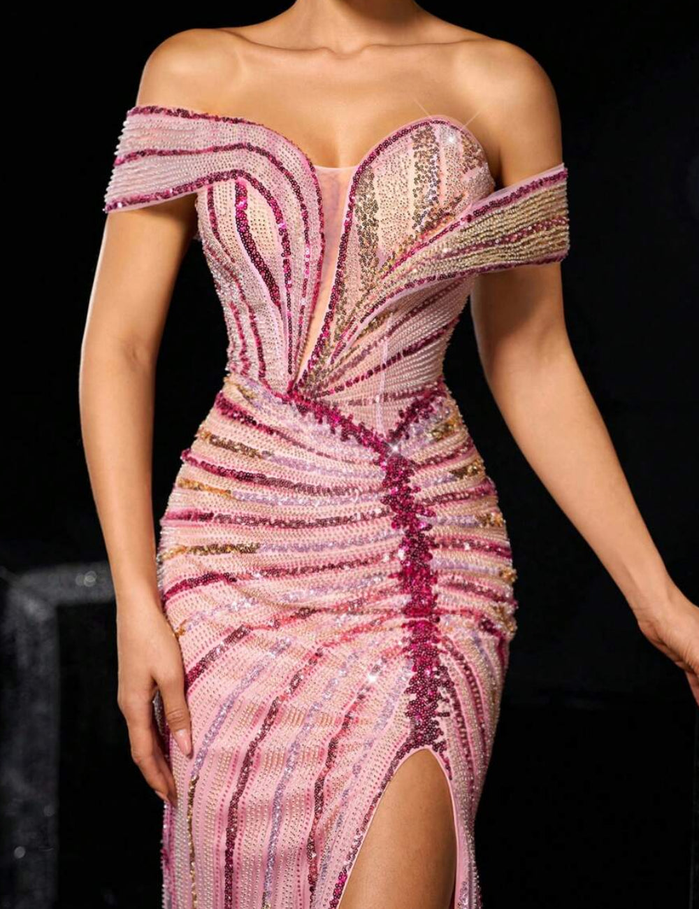Rochie de ocazie SHEIN, mix culori