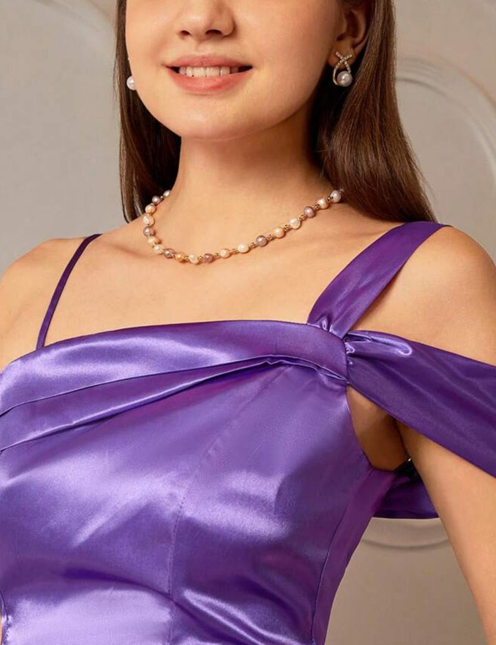 Rochie de ocazie Shein, mov