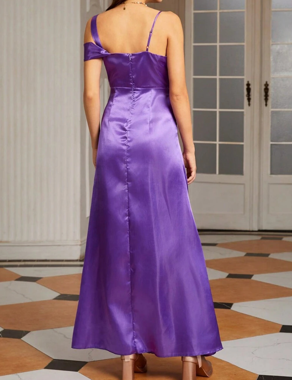 Rochie de ocazie Shein, mov