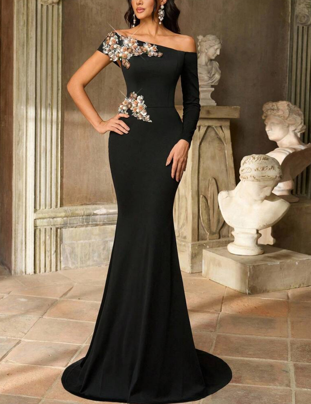 Rochie de ocazie Shein, negru