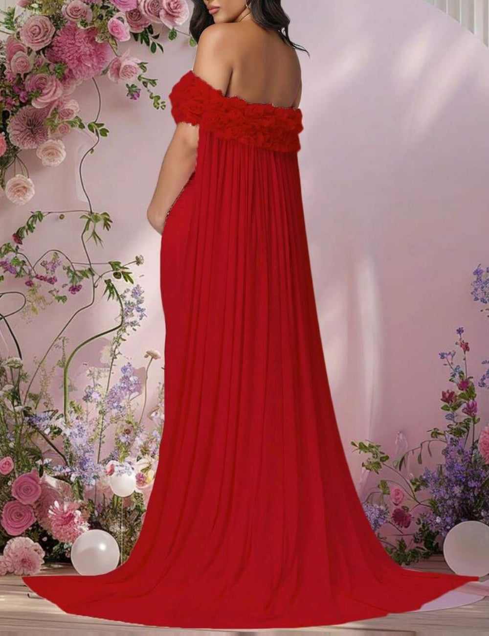 Rochie de ocazie Shein, roșu