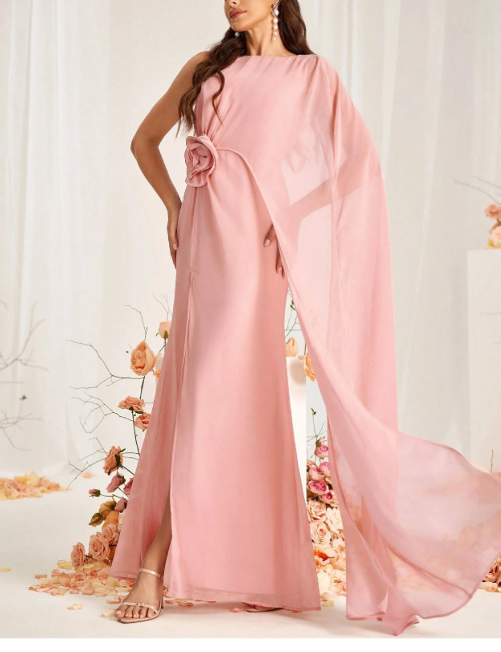 Rochie de ocazie Shein, roz