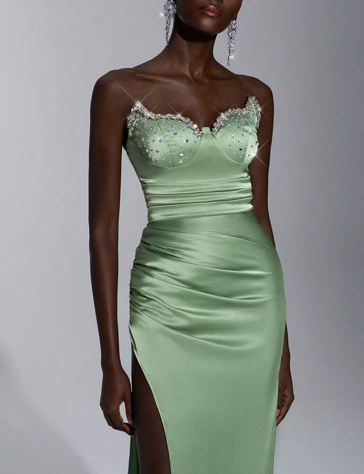 Rochie de ocazie Shein, verde