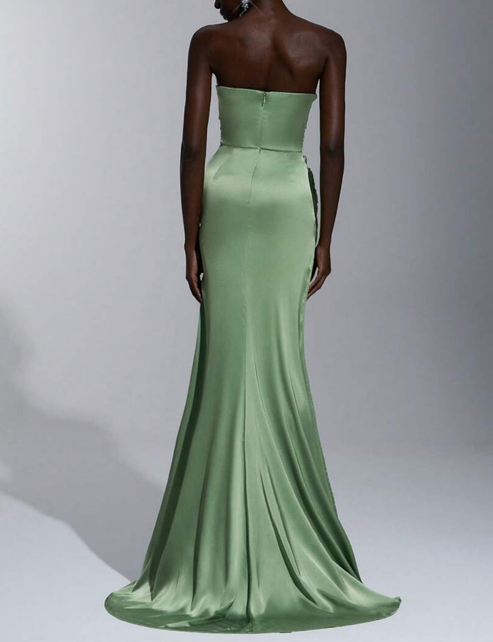 Rochie de ocazie Shein, verde