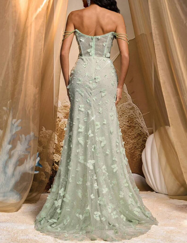 Rochie de ocazie Shein, verde
