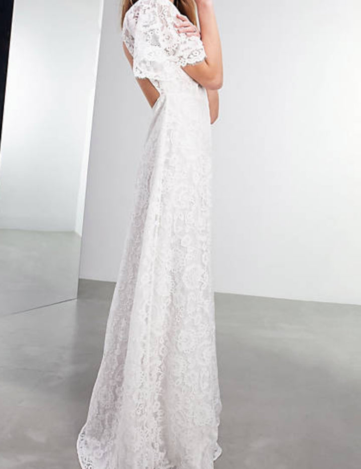 Rochie de ocazie și bridal ASOS, alb