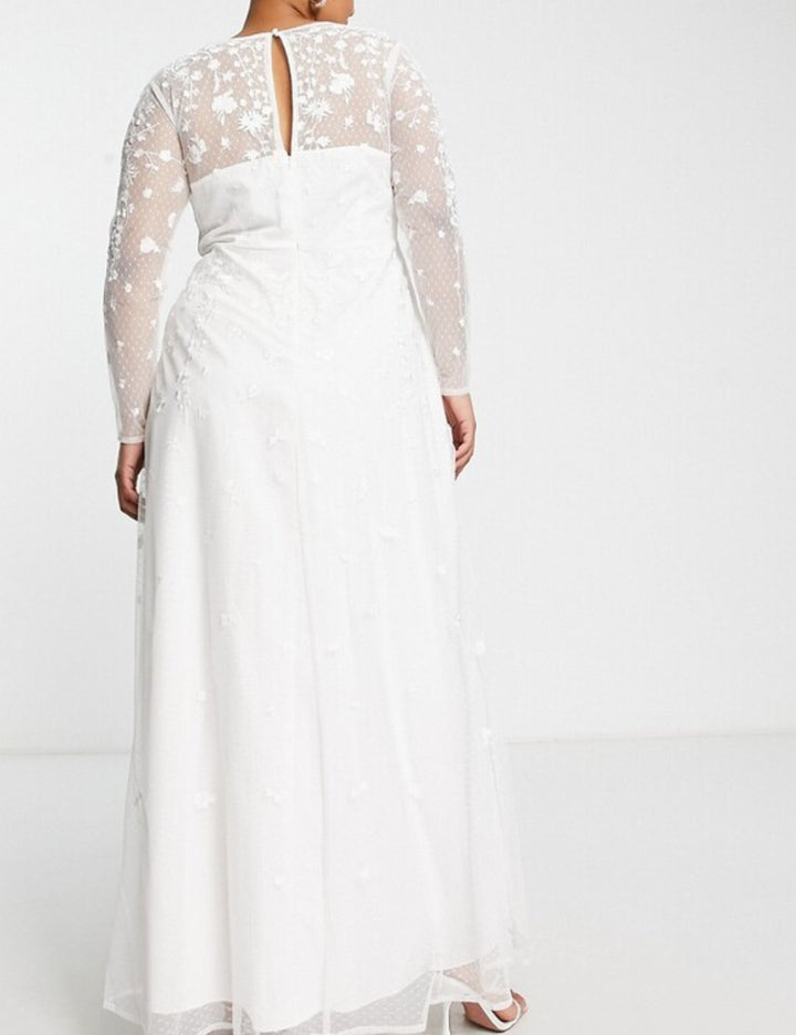 Rochie de ocazie și bridal ASOS, alb