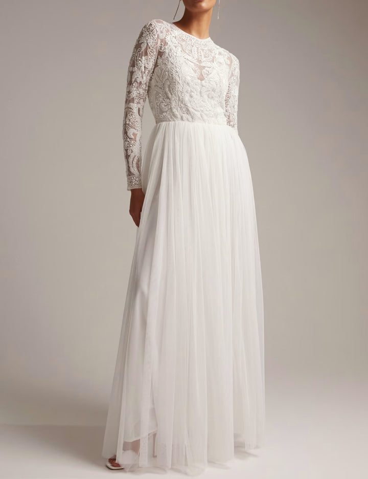 Rochie de ocazie și bridal ASOS, alb
