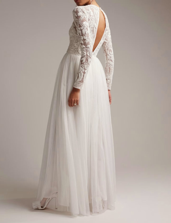 Rochie de ocazie și bridal ASOS, alb