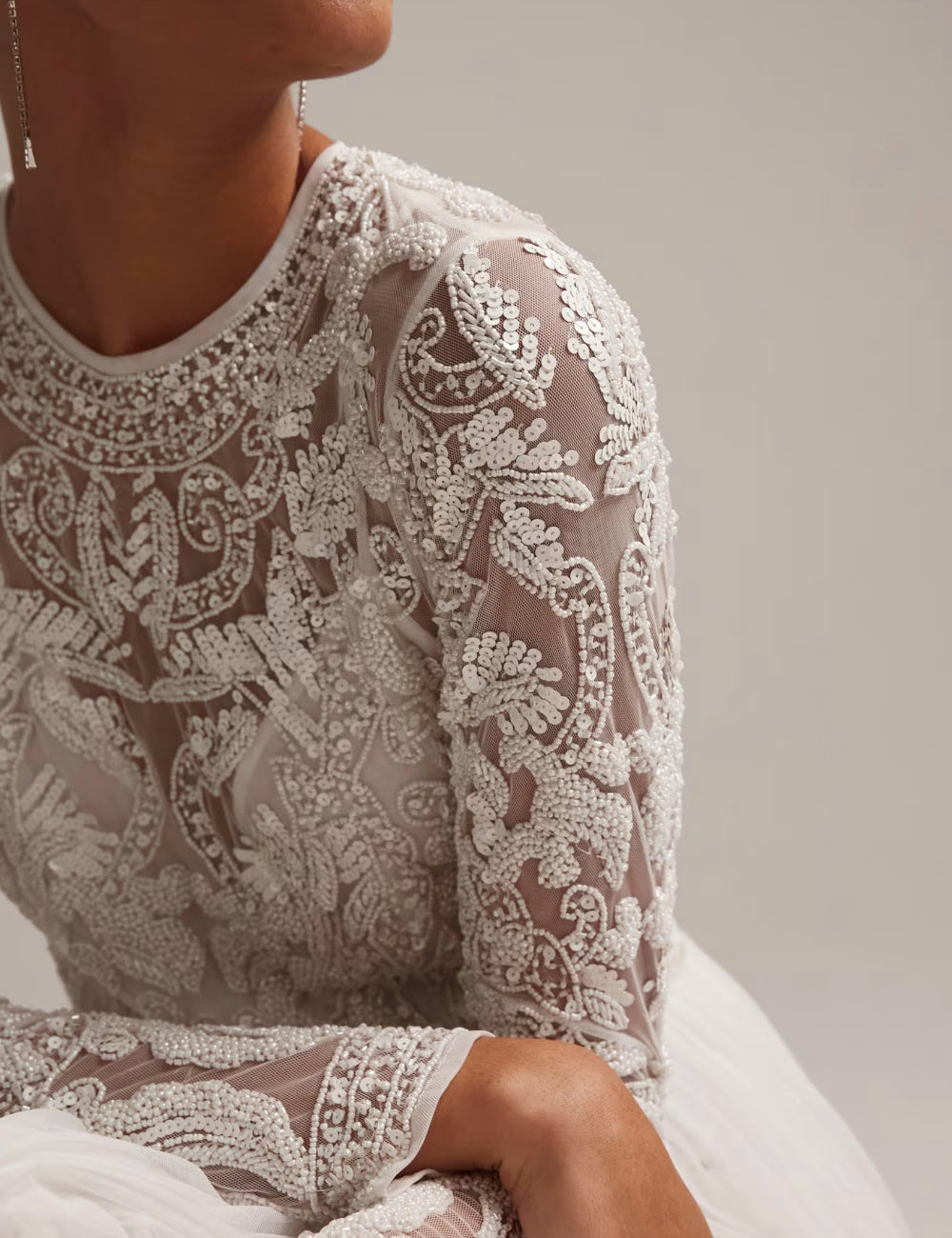 Rochie de ocazie și bridal ASOS, alb