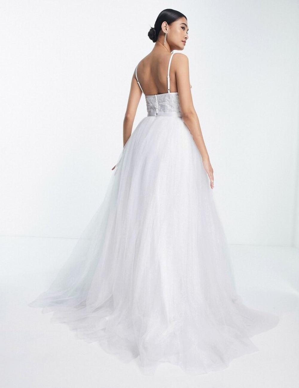 Rochie de ocazie și bridal ASOS, alb