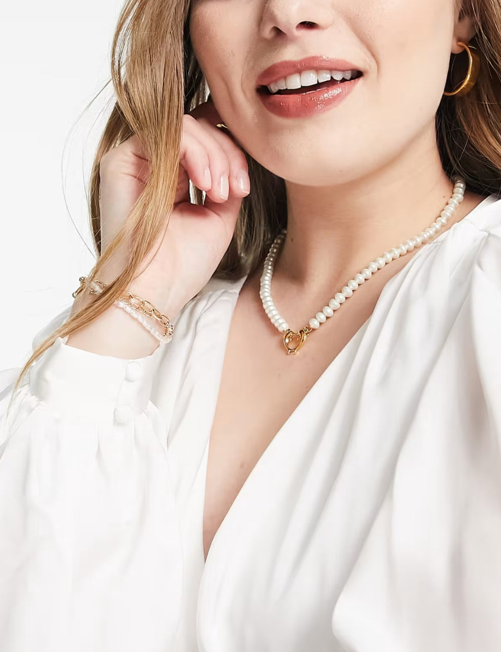Rochie de ocazie și bridal ASOS, alb