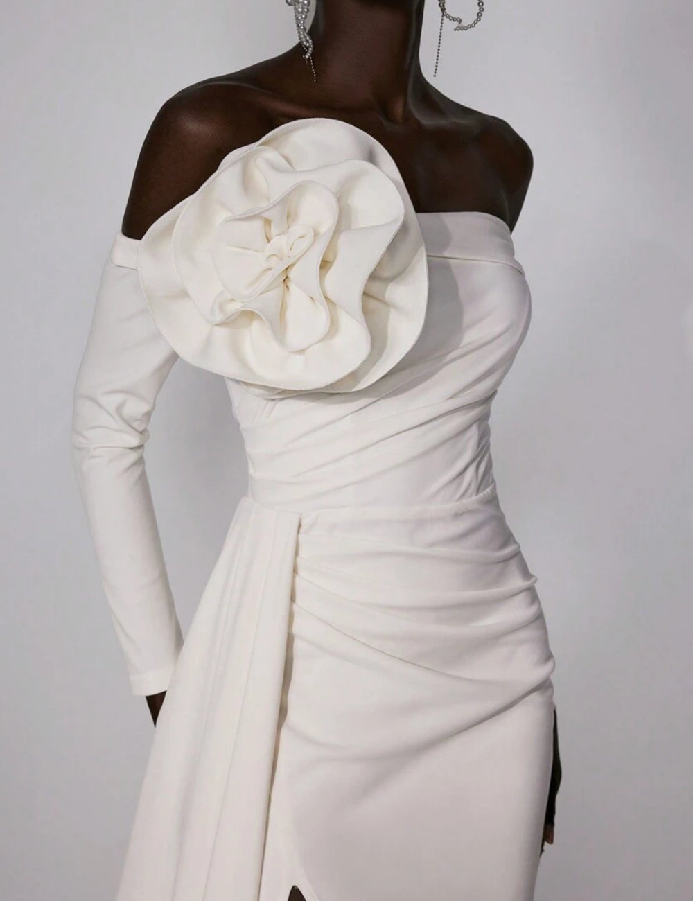 Rochie de ocazie și bridal Shein, alb