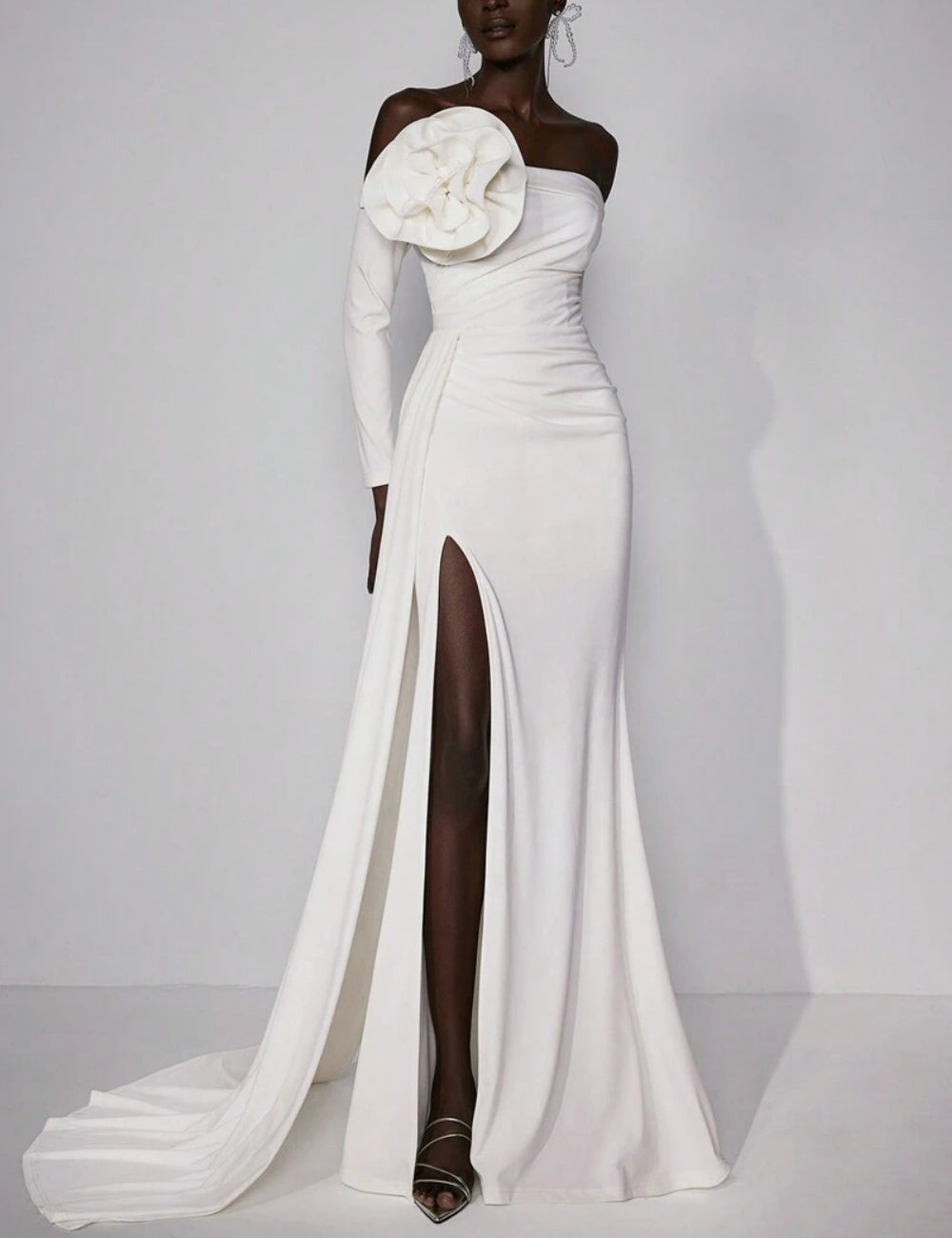 Rochie de ocazie și bridal Shein, alb