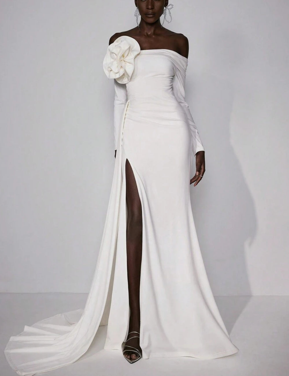 Rochie de ocazie și bridal Shein, alb