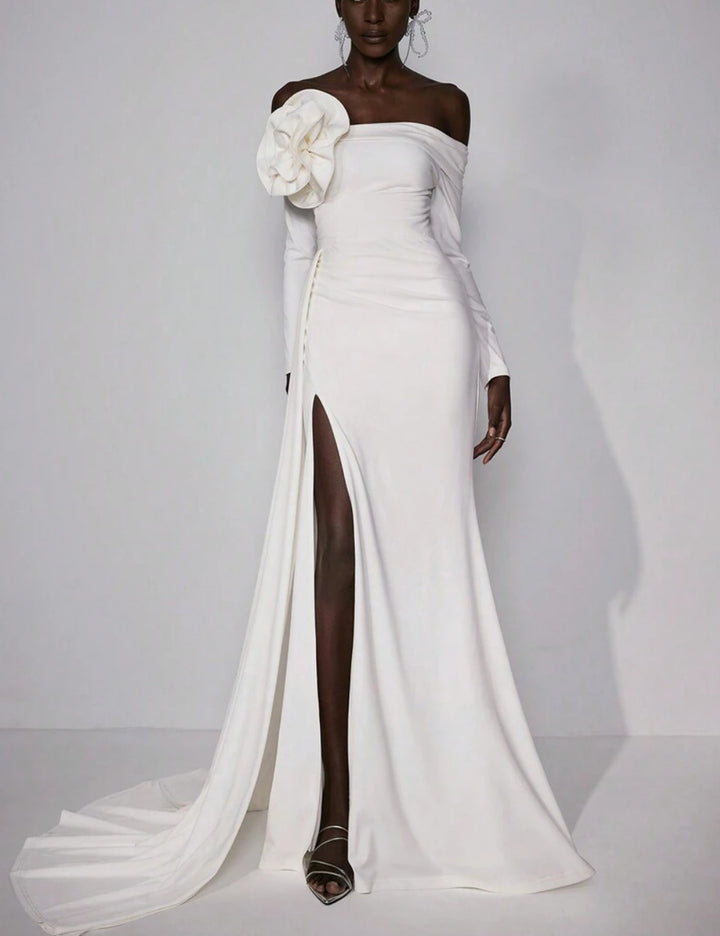 Rochie de ocazie și bridal Shein, alb