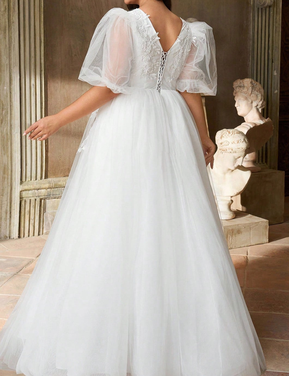 Rochie de ocazie și bridal SHEIN, alb