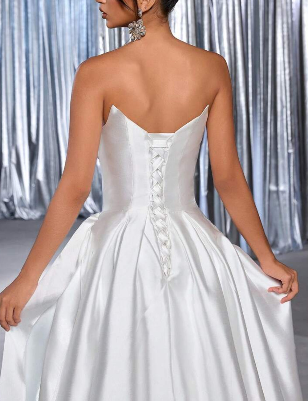Rochie de ocazie și bridal Shein, alb