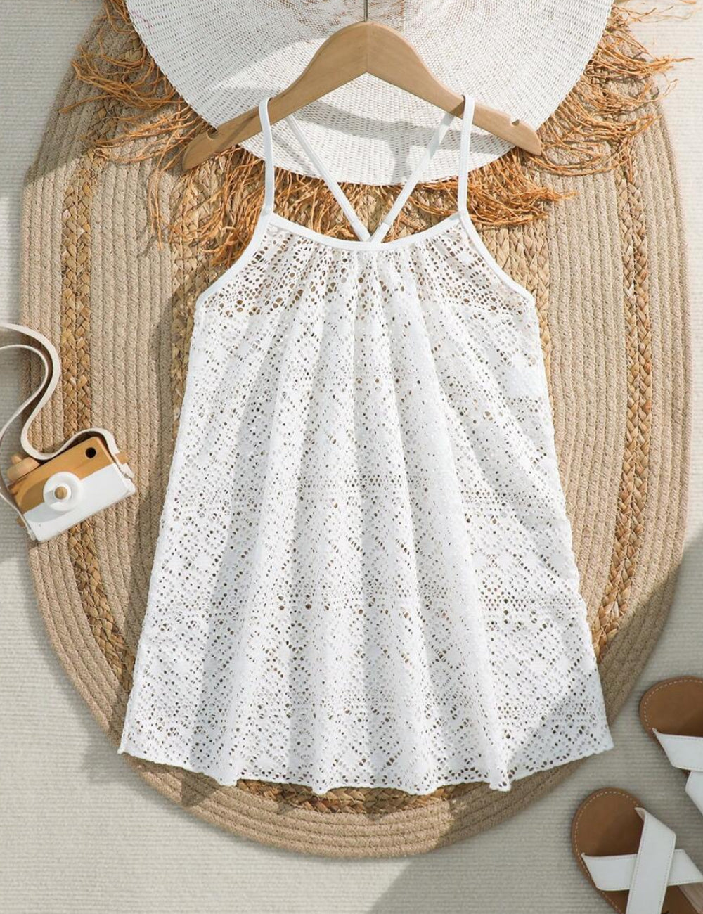 Rochie de plajă Shein, alb
