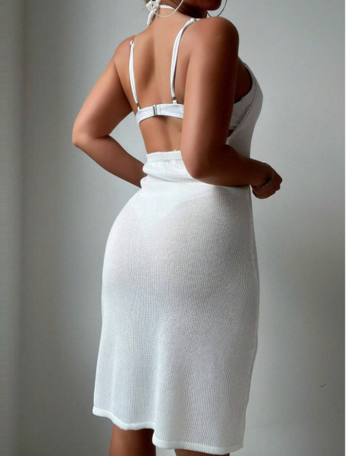 Rochie de plajă Shein, alb