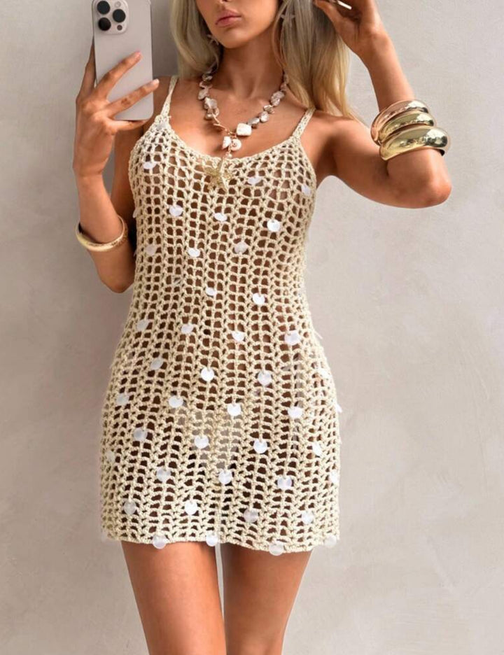Rochie de plajă Shein, crem