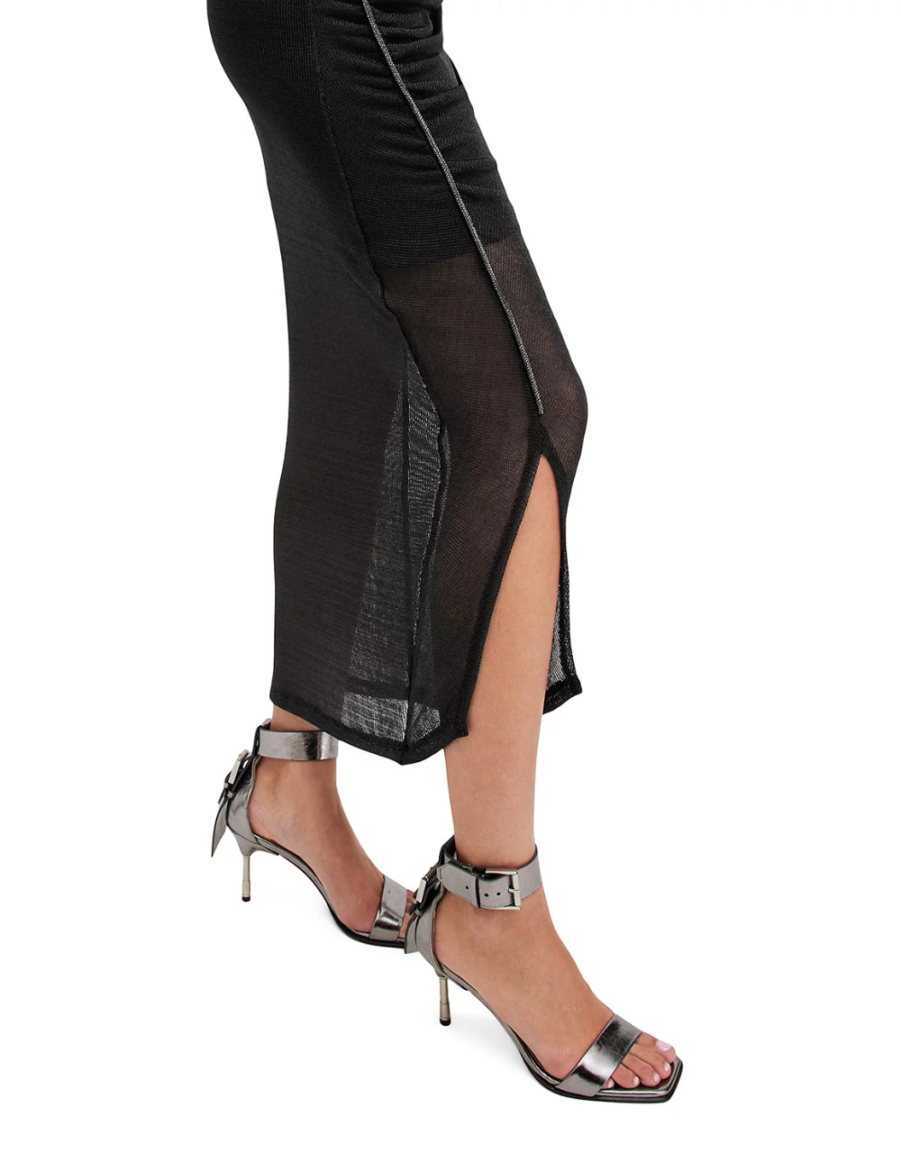 Rochie maxi Allsaints, negru