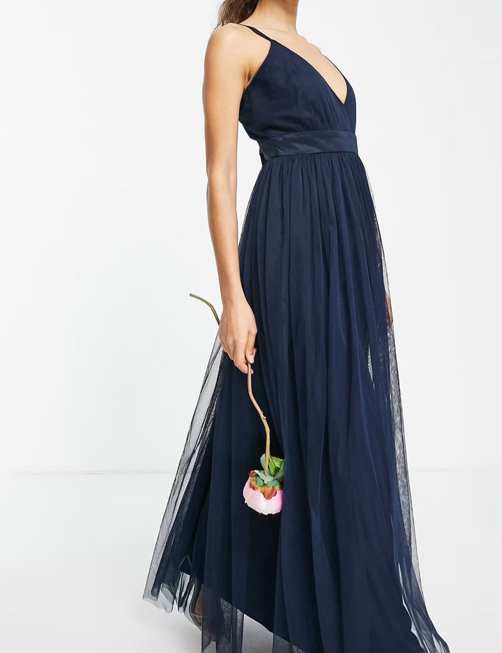 Rochie maxi Anaya, albastru