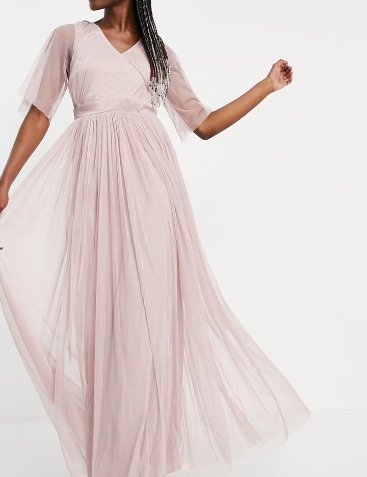 Rochie maxi Anaya, roz