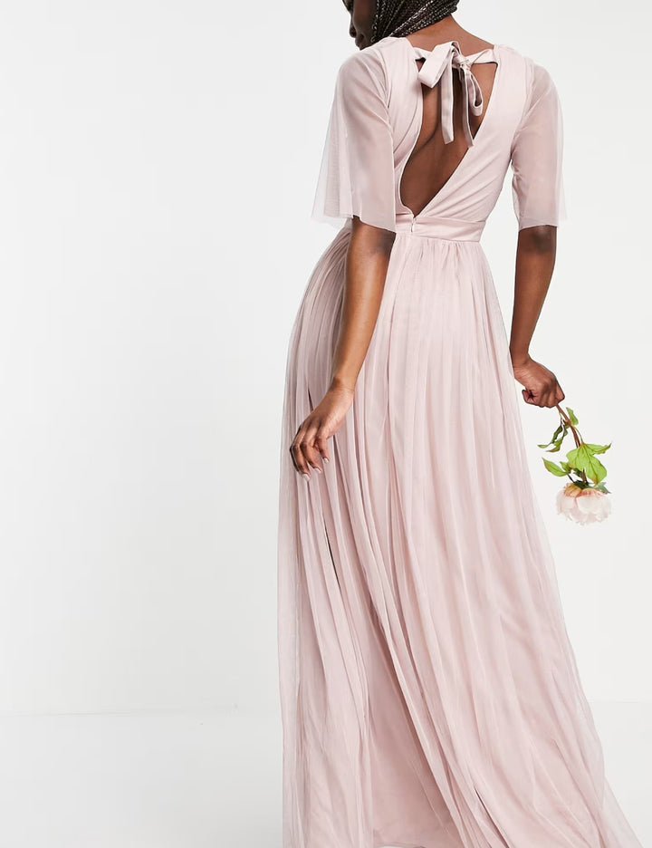 Rochie maxi Anaya, roz