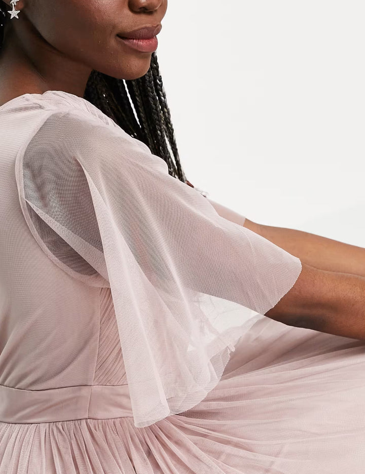 Rochie maxi Anaya, roz