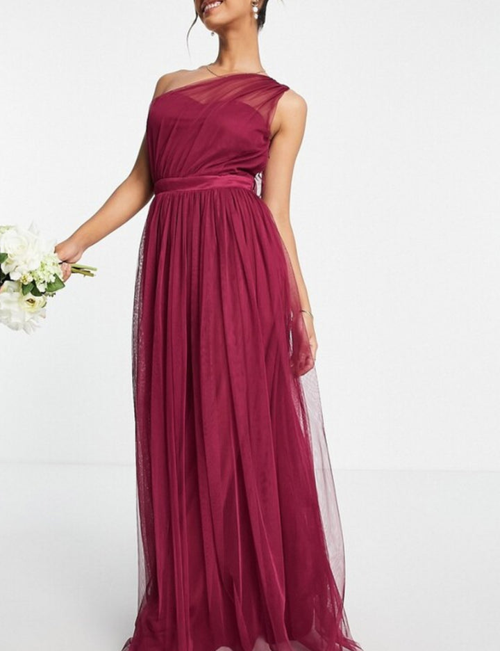 Rochie maxi Anaya, vișiniu