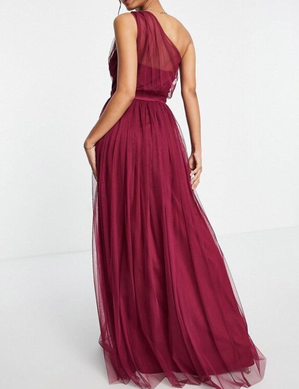 Rochie maxi Anaya, vișiniu