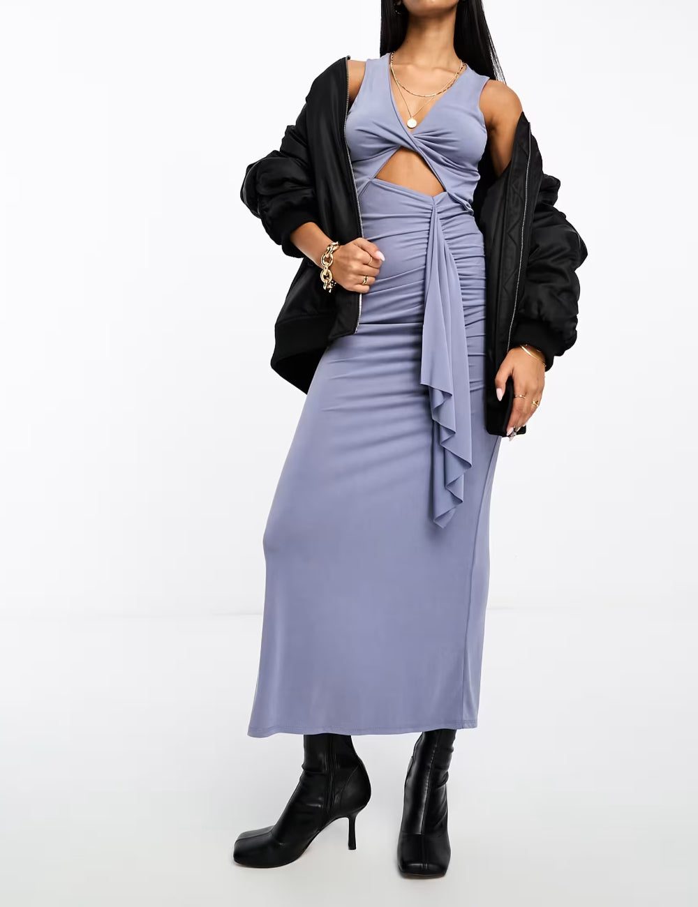 Rochie maxi ASOS, albastru