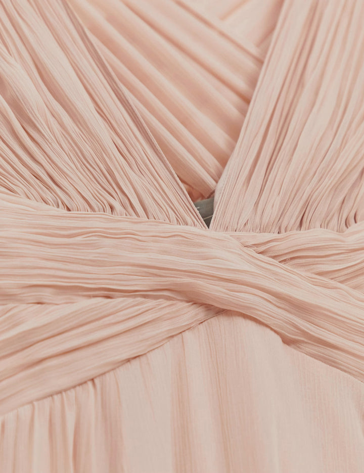 Rochie maxi ASOS, bej