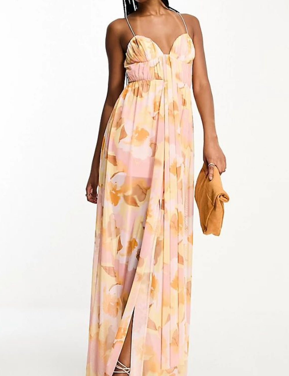 Rochie maxi ASOS, mix culori