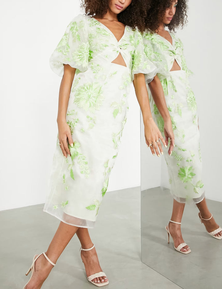 Rochie maxi ASOS, mix culori