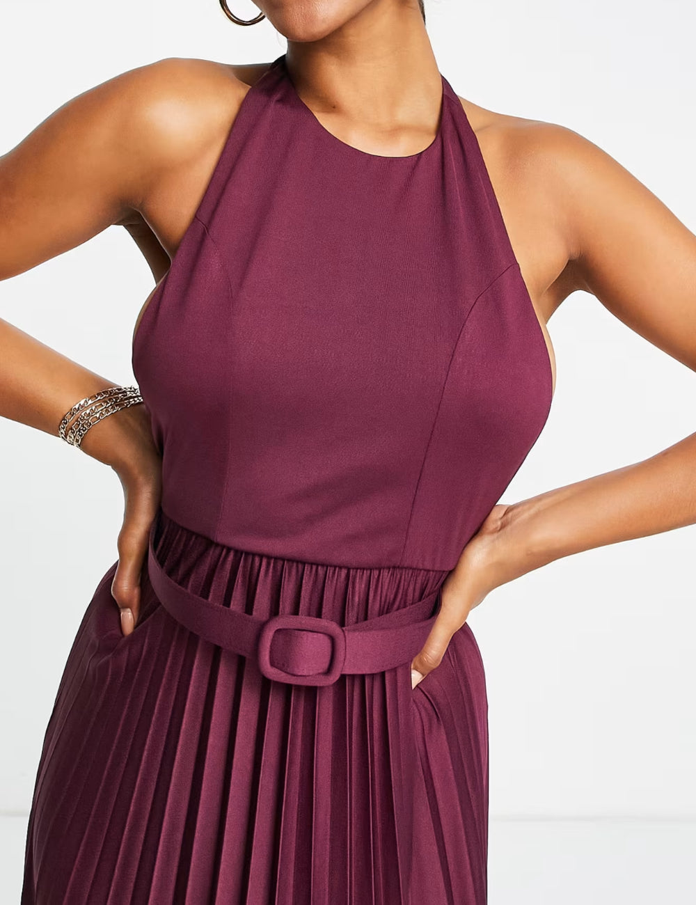 Rochie maxi ASOS, mov