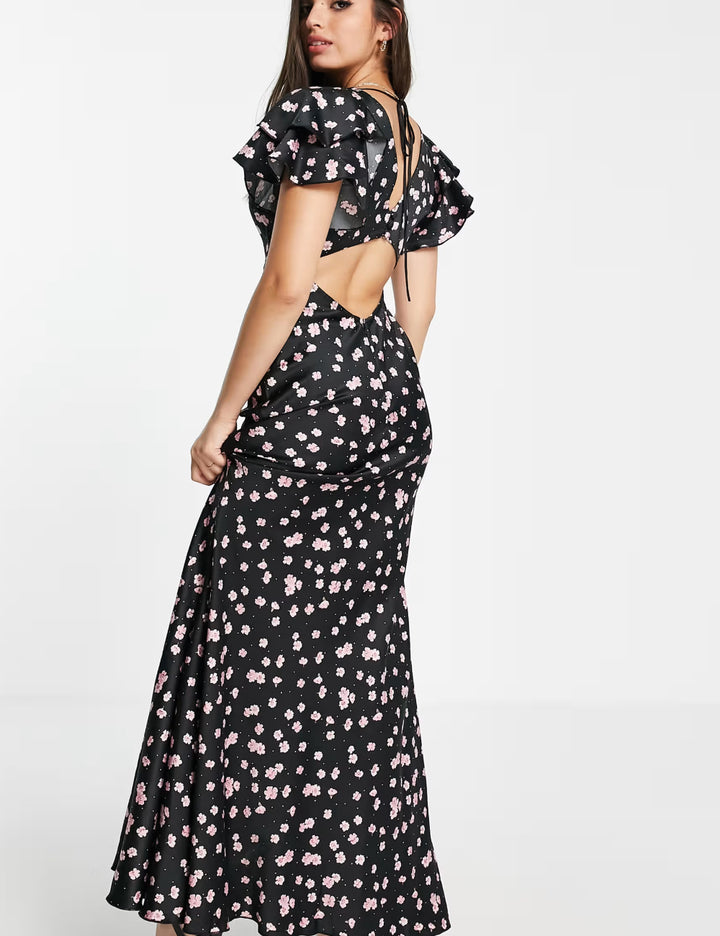 Rochie maxi ASOS, negru