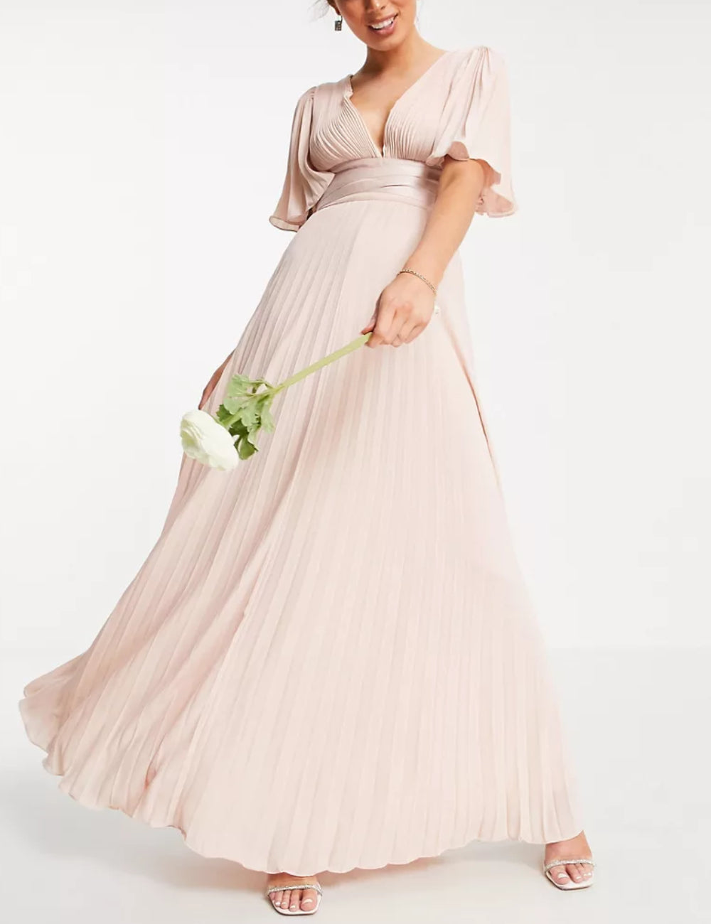 Rochie de ocazie ASOS, roz