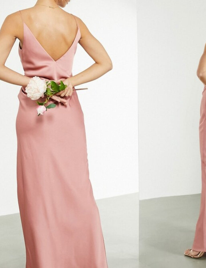 Rochie maxi ASOS, roz