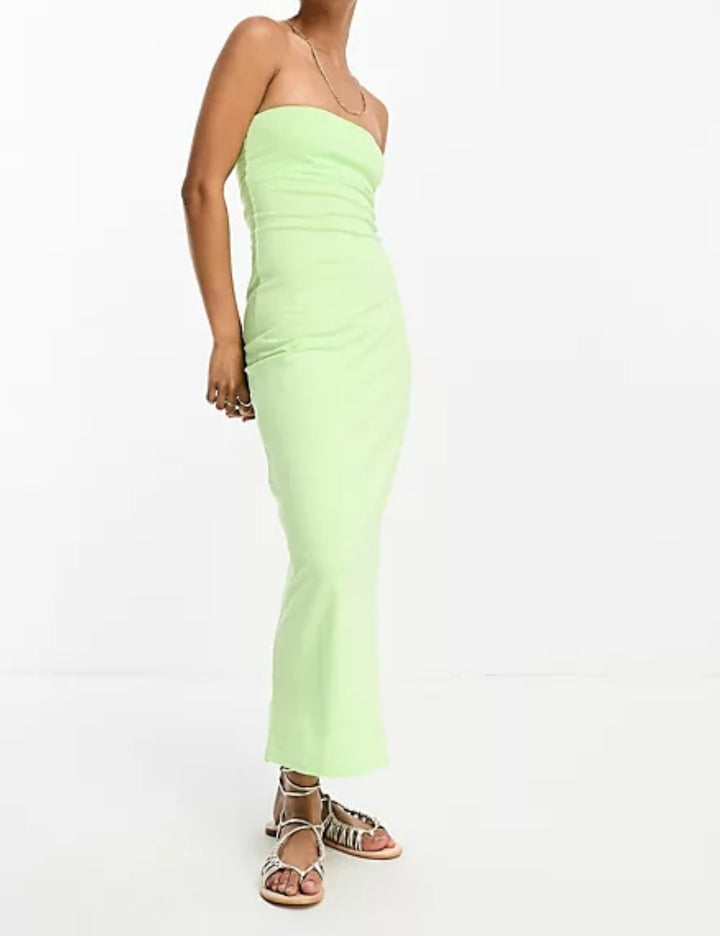 Rochie maxi ASOS, verde