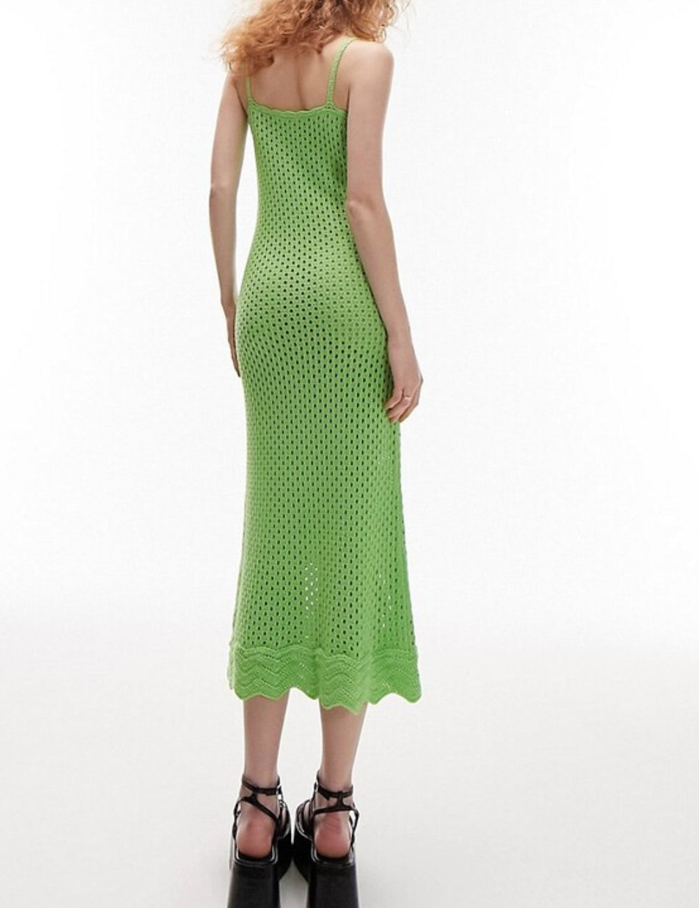Rochie maxi Topshop, verde