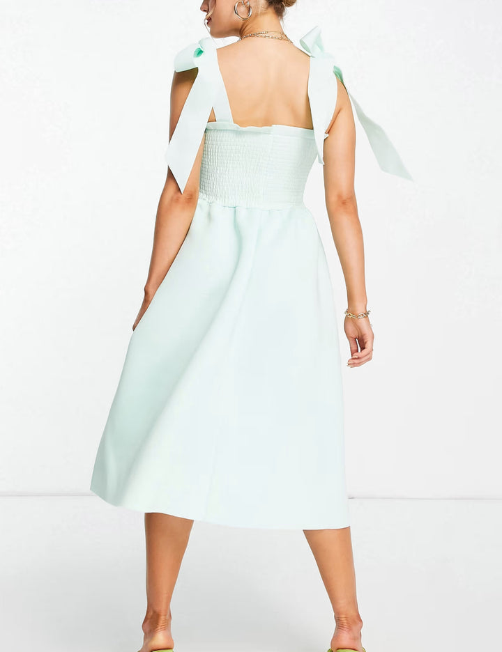 Rochie maxi ASOS, verde