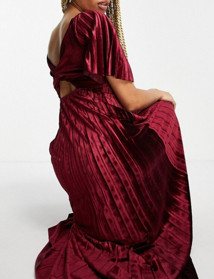 Rochie maxi ASOS, vișiniu