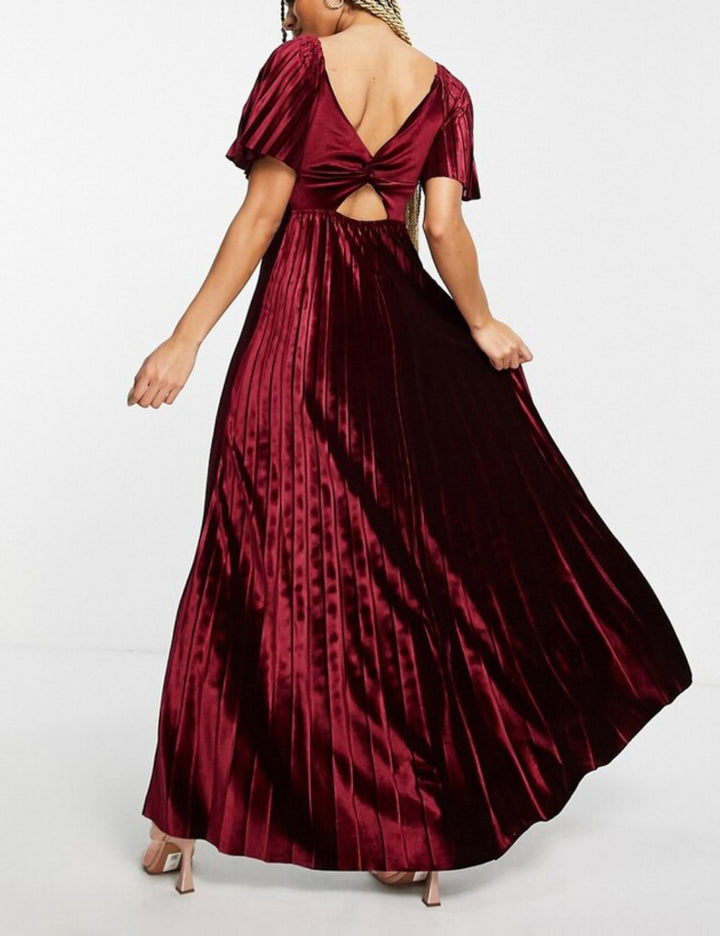 Rochie maxi ASOS, vișiniu